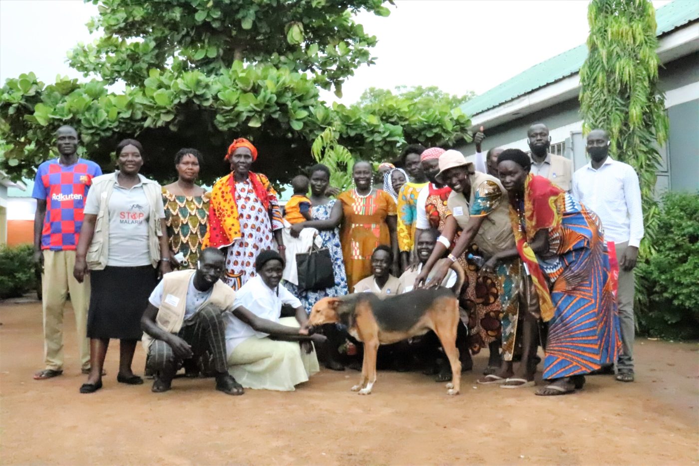A group photo of South Sudanese people participating in the Leaders of Peace programme
