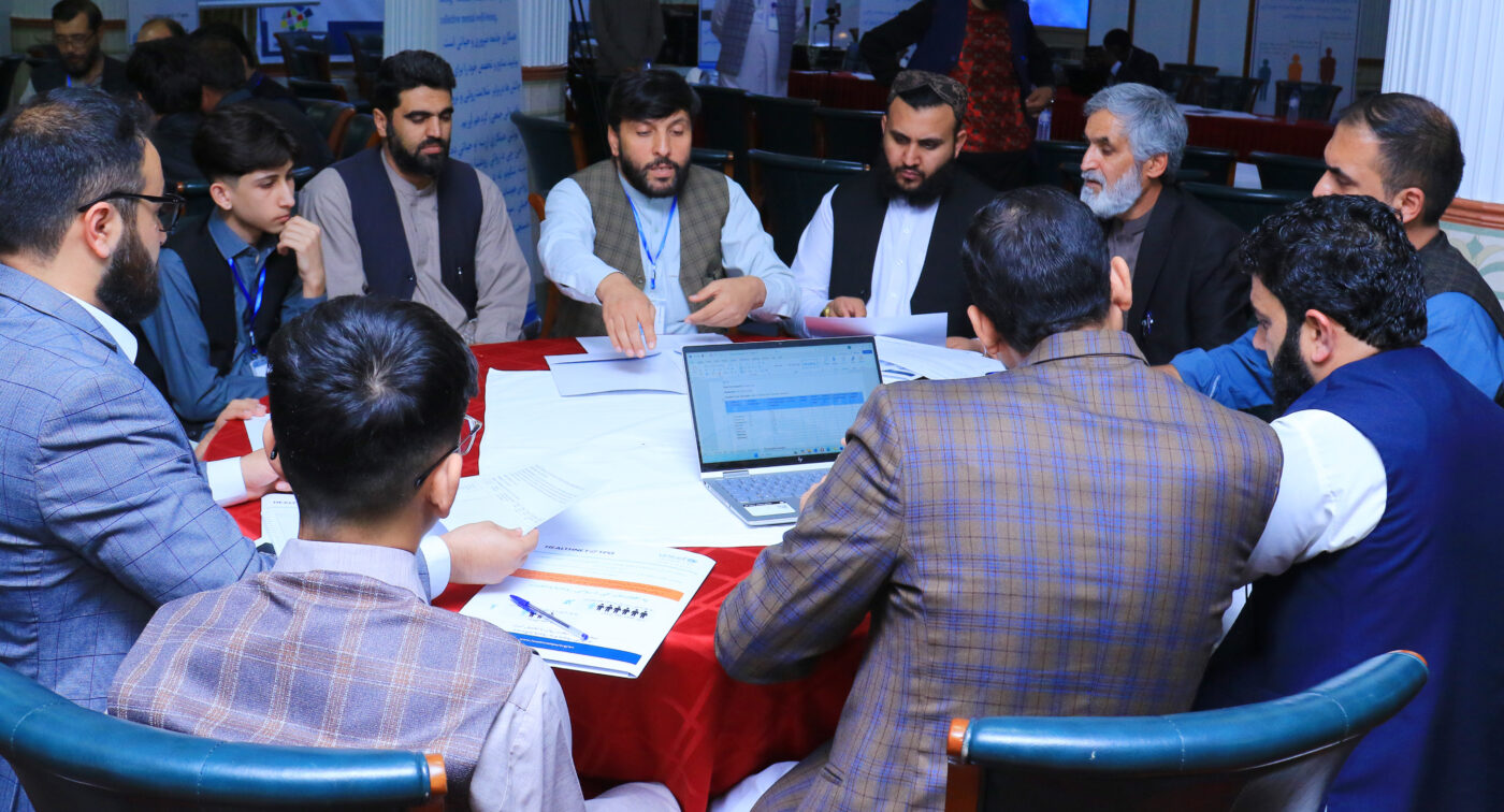 Attendees at mental health workshop in Afghanistan