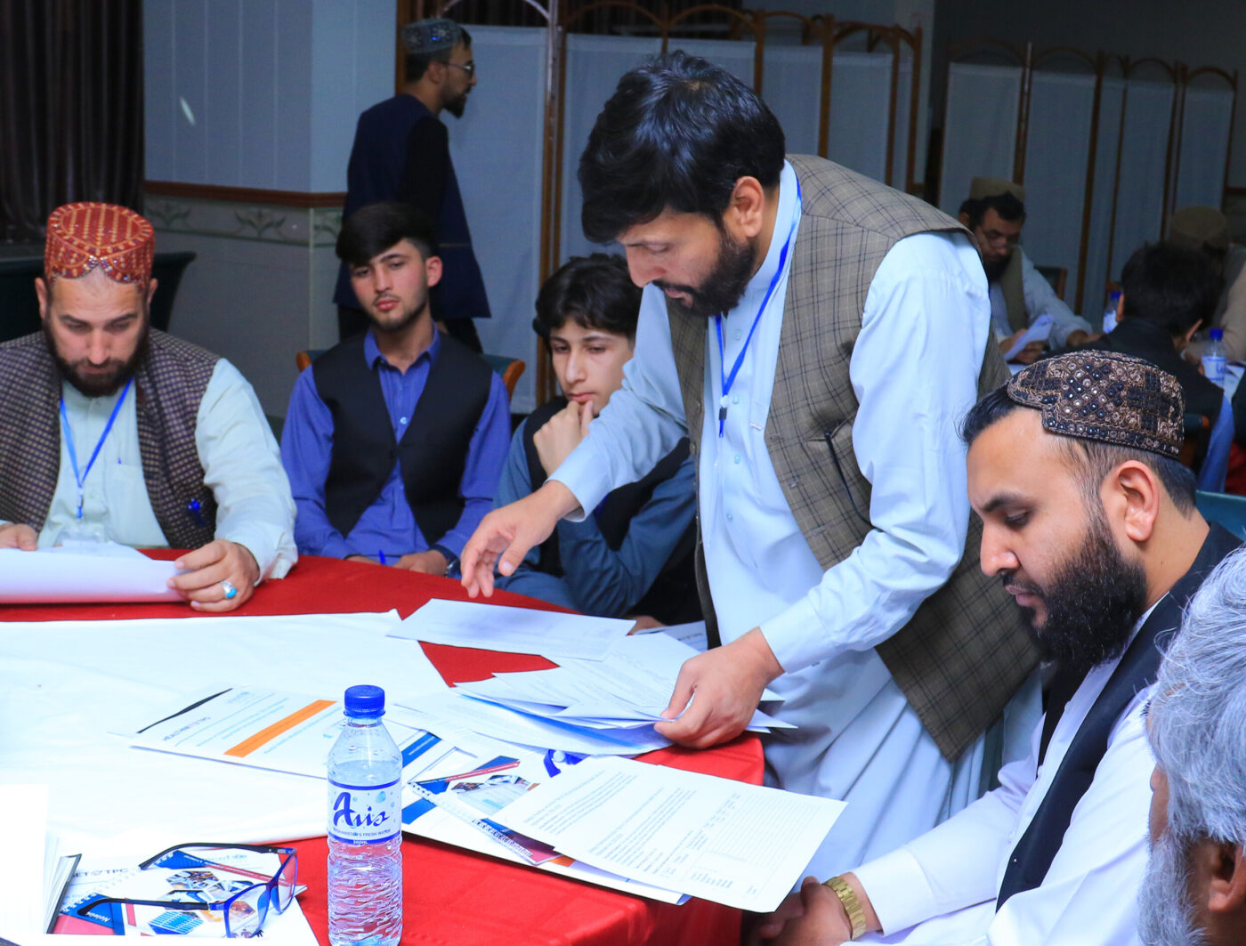 Participants at mental health workshop in Afghanistan