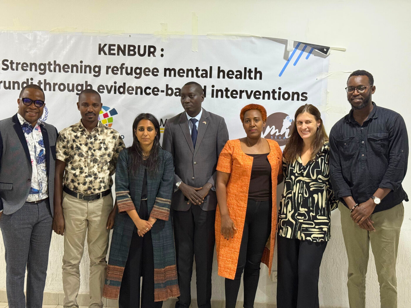 Staff from University of Wisconsin and HealthNet TPO Burundi during Interpersonal Therapy training