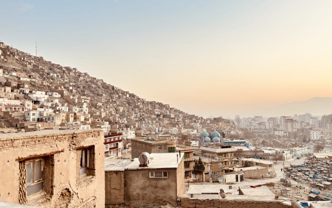 View of city in Afghanistan