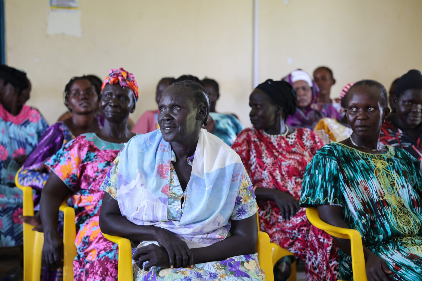 South Sudanese women during MHPSS training